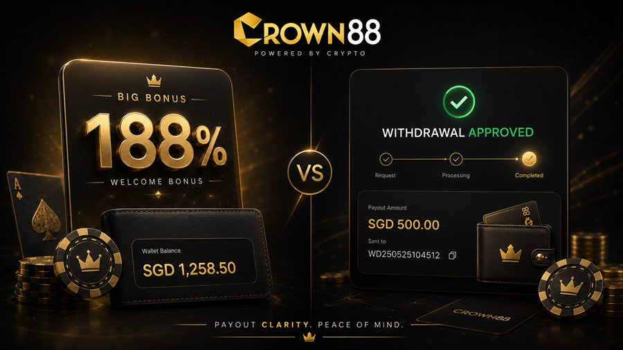 withdrawal approval vs. bonus crediting on crown88