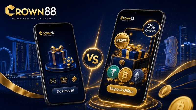 no deposit vs deposit bonus in singapore online casino