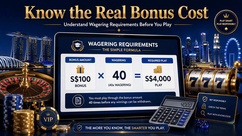Wagering Requirement Calculator Visual