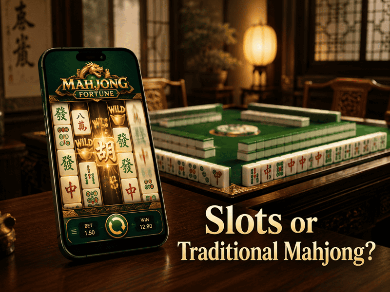 slots and traditional mahjong difference